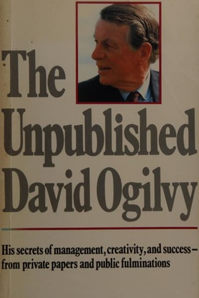Cover of The Unpublished David Ogilvy