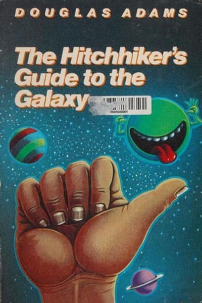 Cover of The Hitchhiker's Guide to the Galaxy