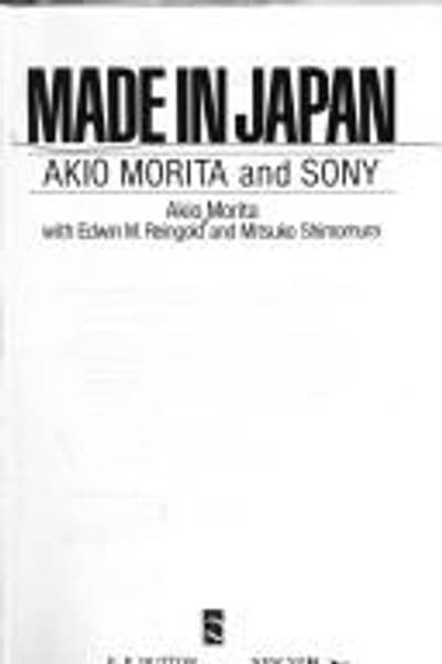 Cover of Made in Japan