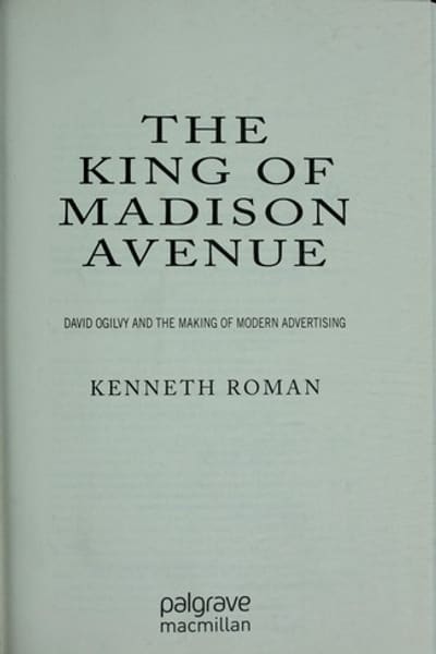 Cover of The King of Madison Avenue