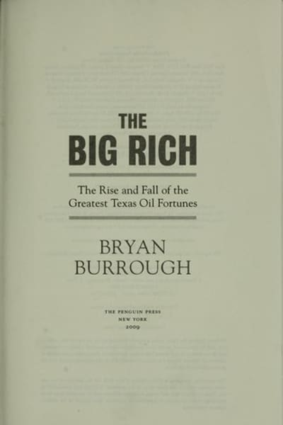 Cover of The Big Rich