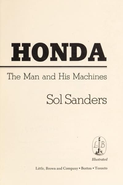 Cover of Honda