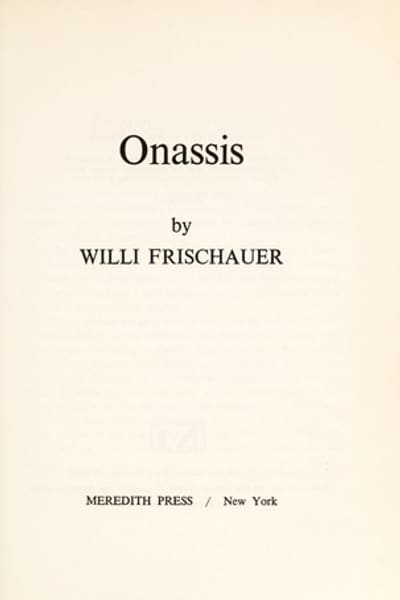 Cover of Onassis